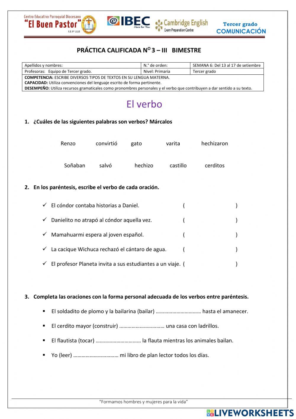 Practica calificada de comunicacion