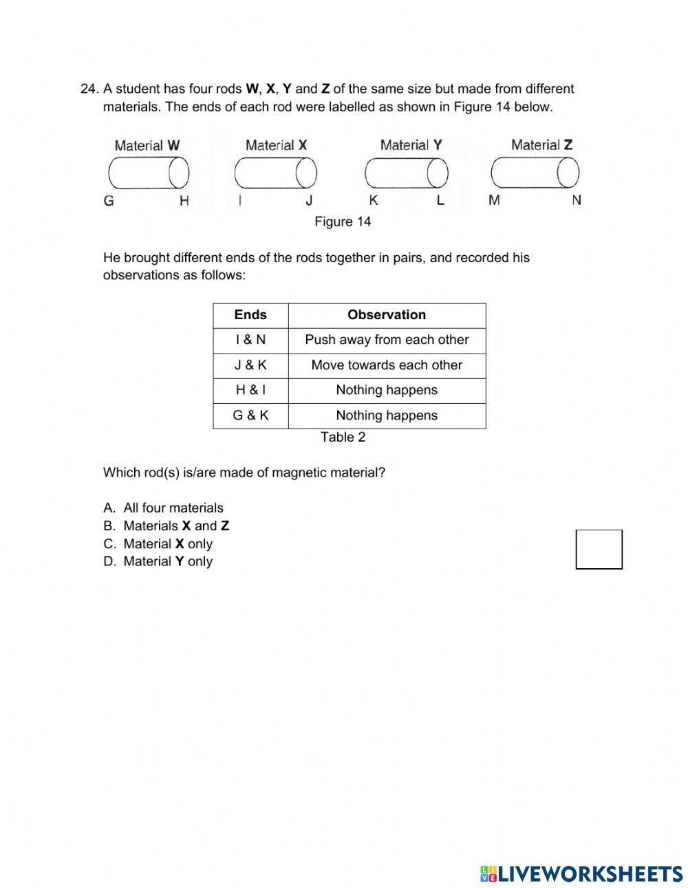 Section a (question 21 until 30)