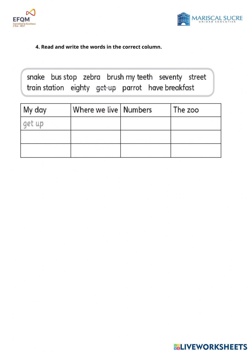 Review for exams I Quinquemestre