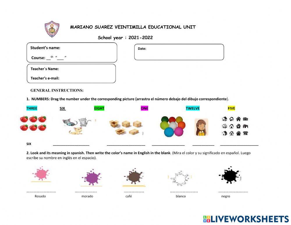 Diagnósticas tercer año