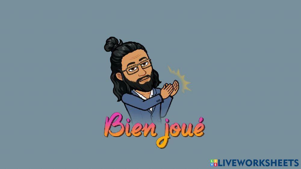 Passé récent - présent progressif - futur proche