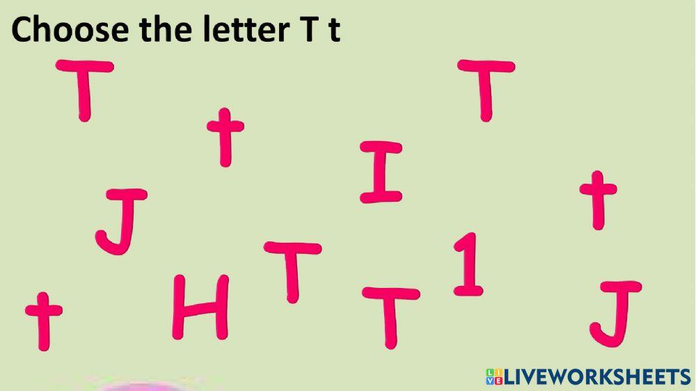 Letter t