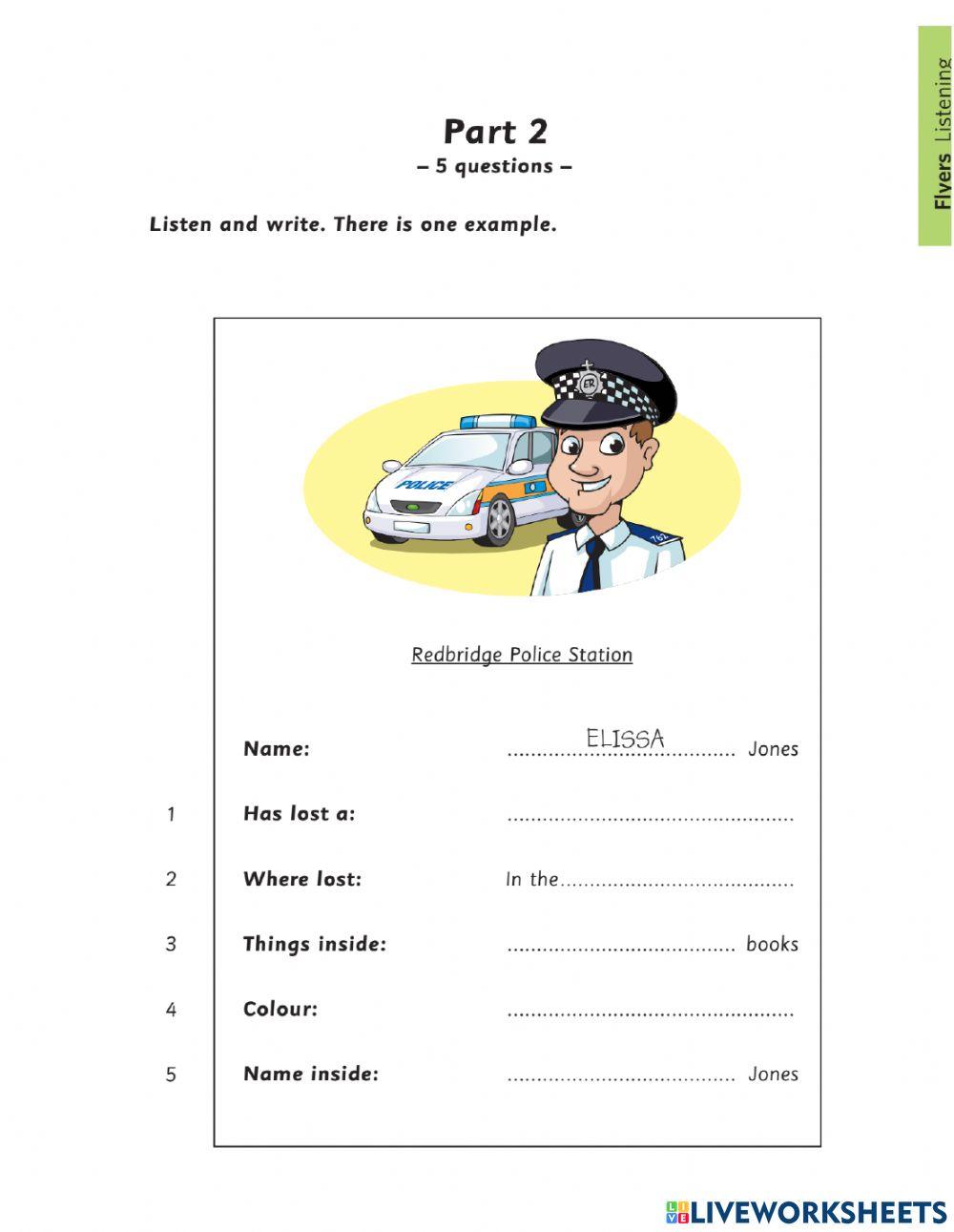 Flyers Listening. Vol.1