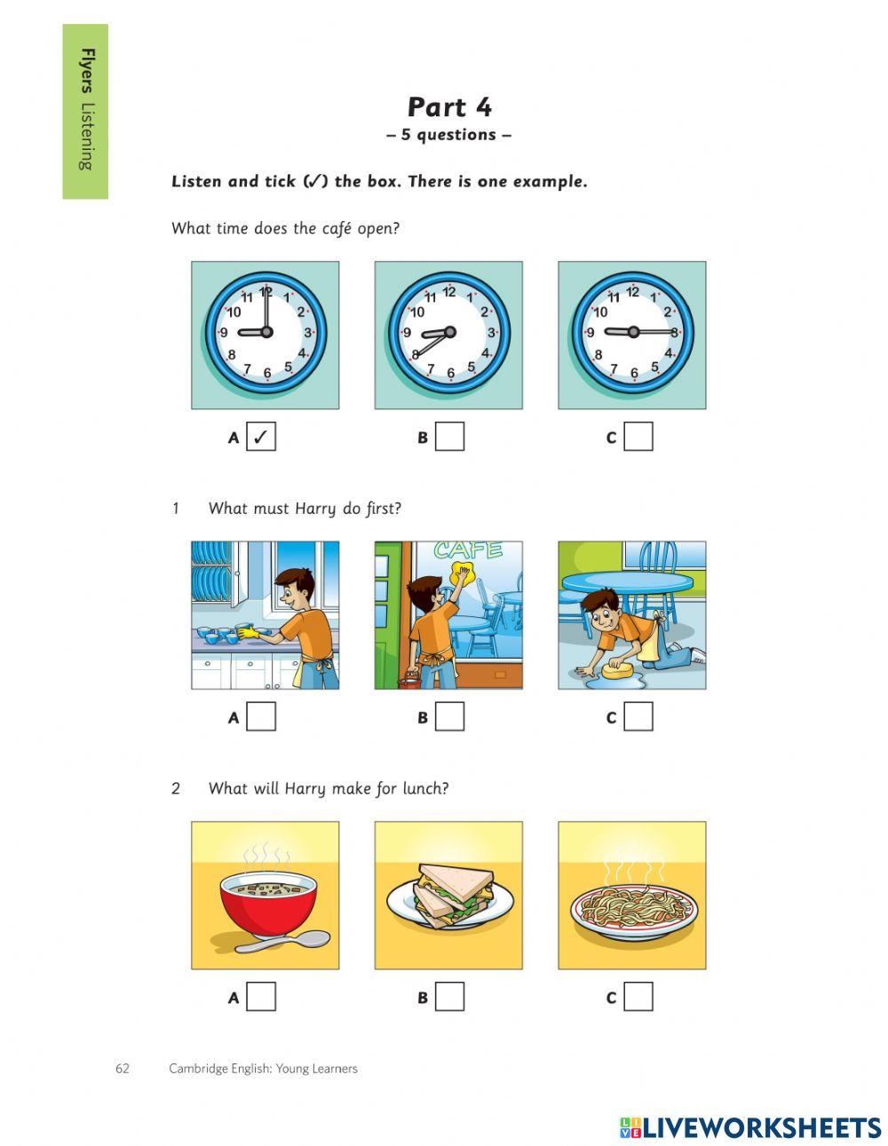 Flyers Listening. Vol.1