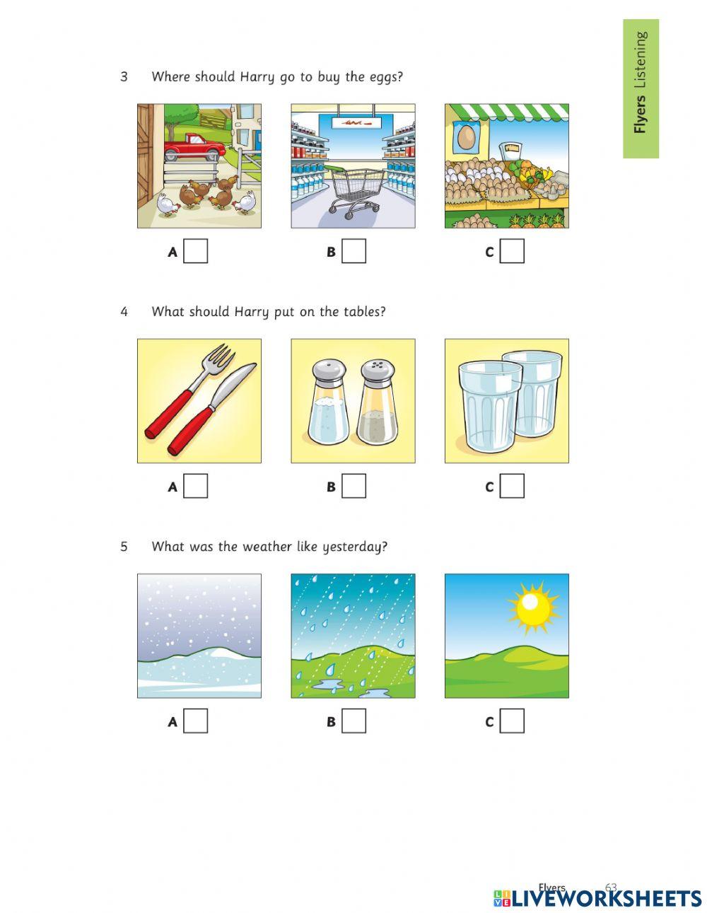 Flyers Listening. Vol.1