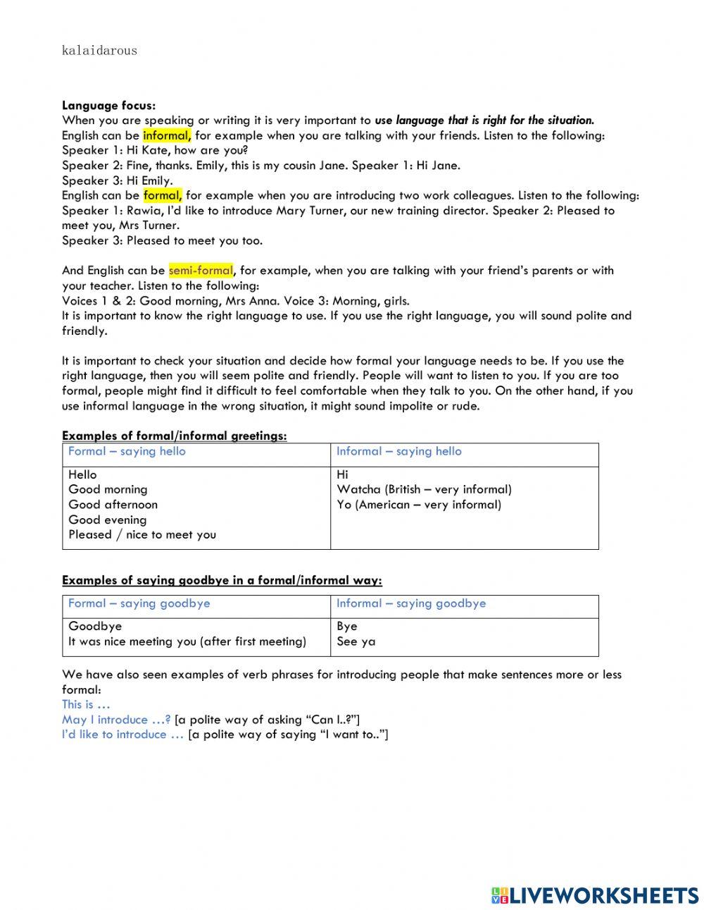 102 T4: Developing communication skills 1