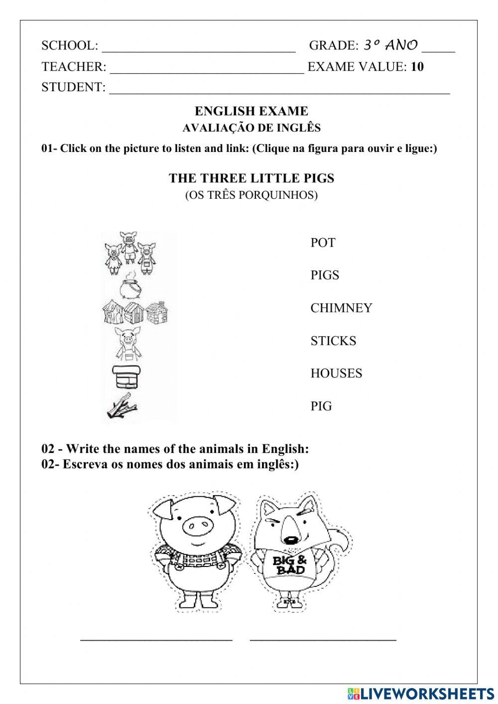 Three Litlle Pigs and Sports