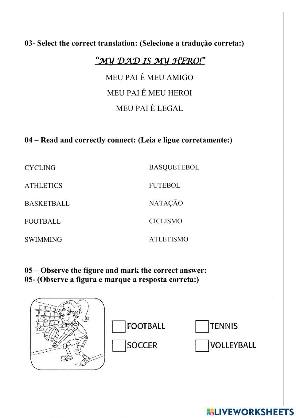 Three Litlle Pigs and Sports