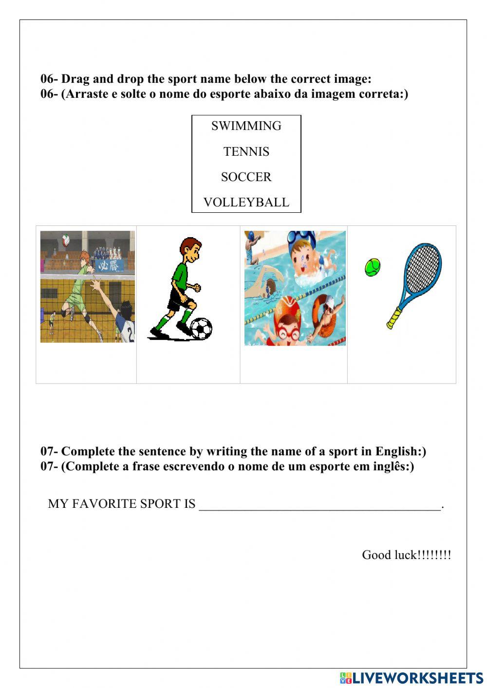 Three Litlle Pigs and Sports