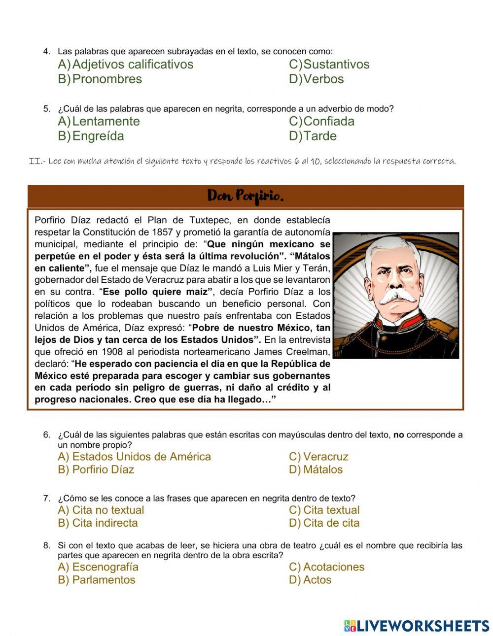 Aprendizajes fundamentales quinto