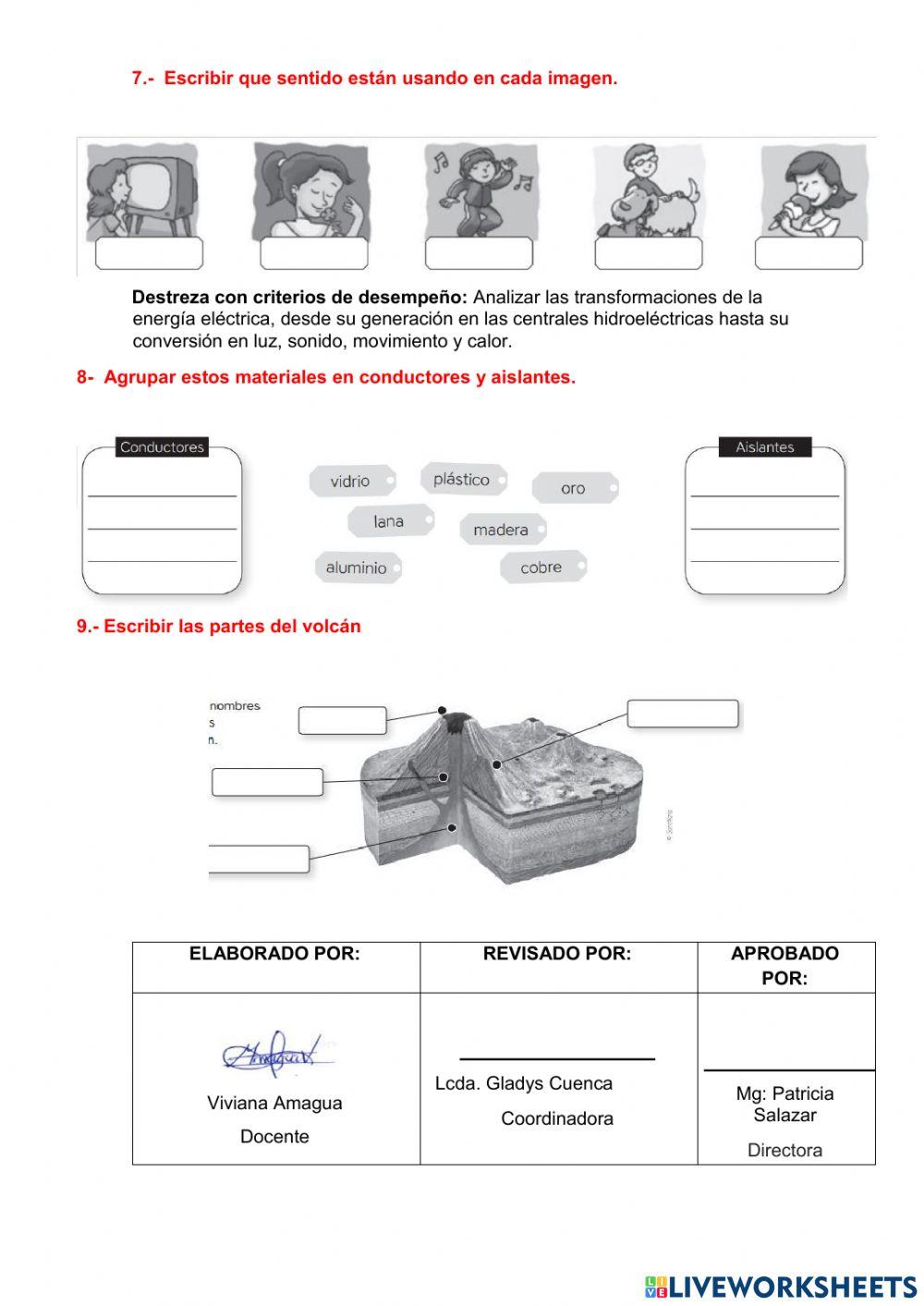 EVALUACIÓN DIAGNÓSTICA CIENCIAS NATURALES
