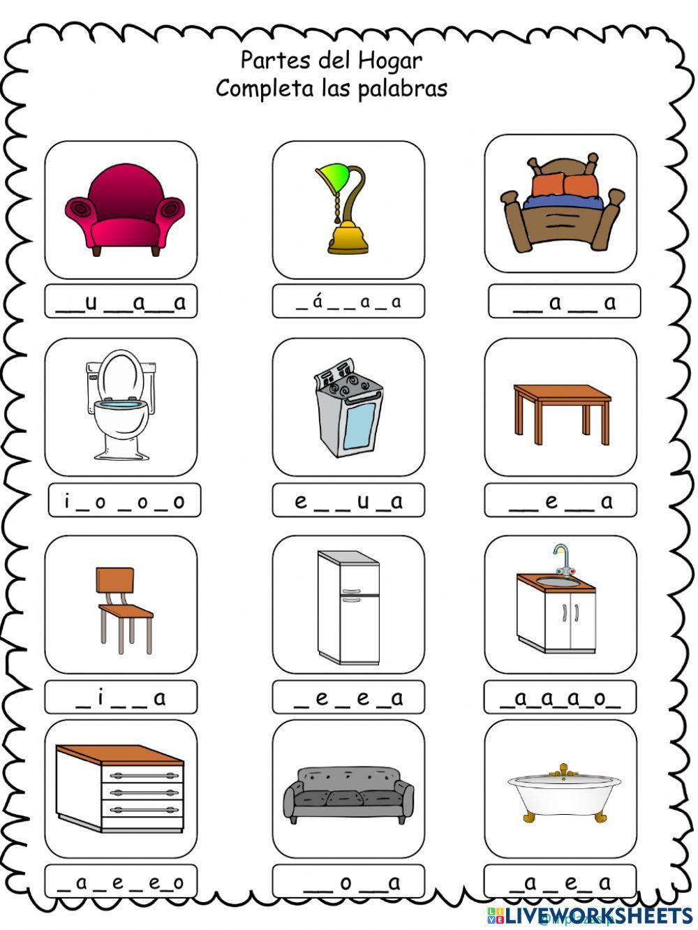 Completa las palabras