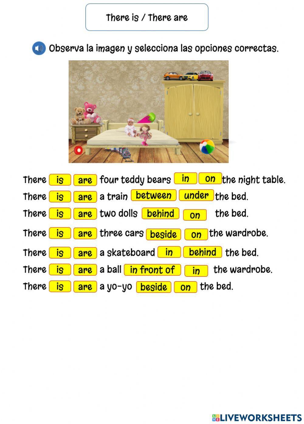 Prepositions of place