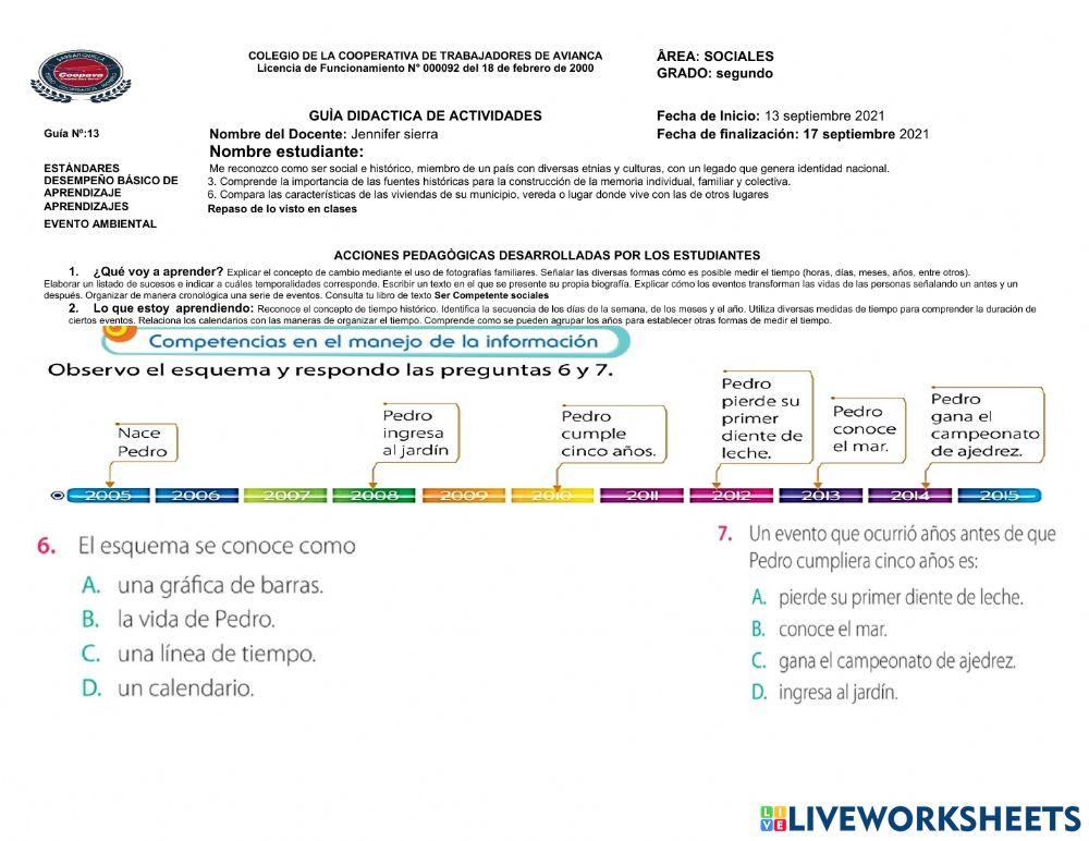 Repaso pruebas saber