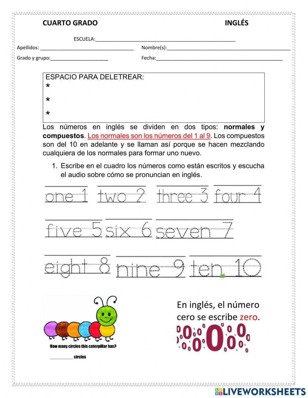 Trabajo - 4to grado - 09-13