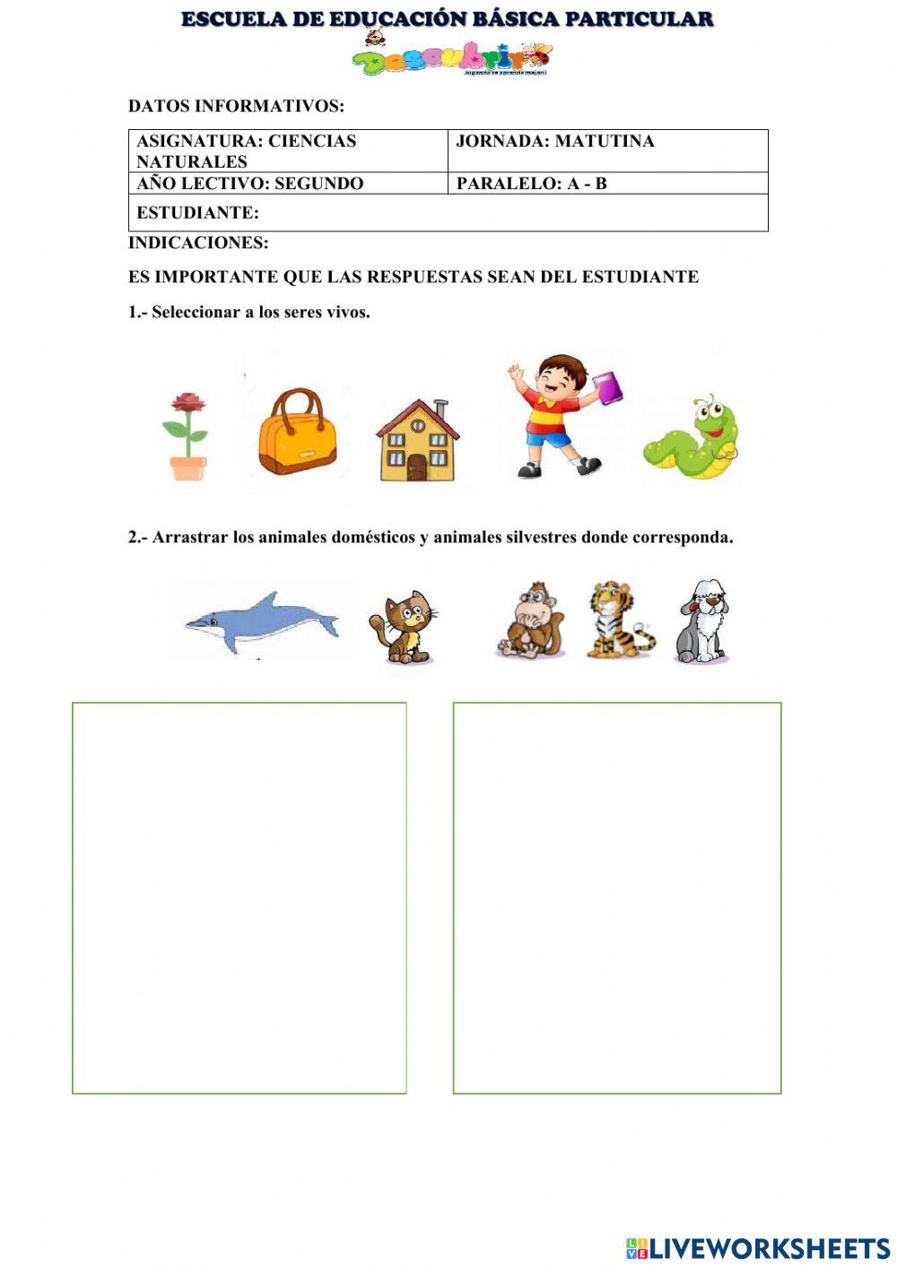 DIAGNOSTICO CIENCIAS NATURALES