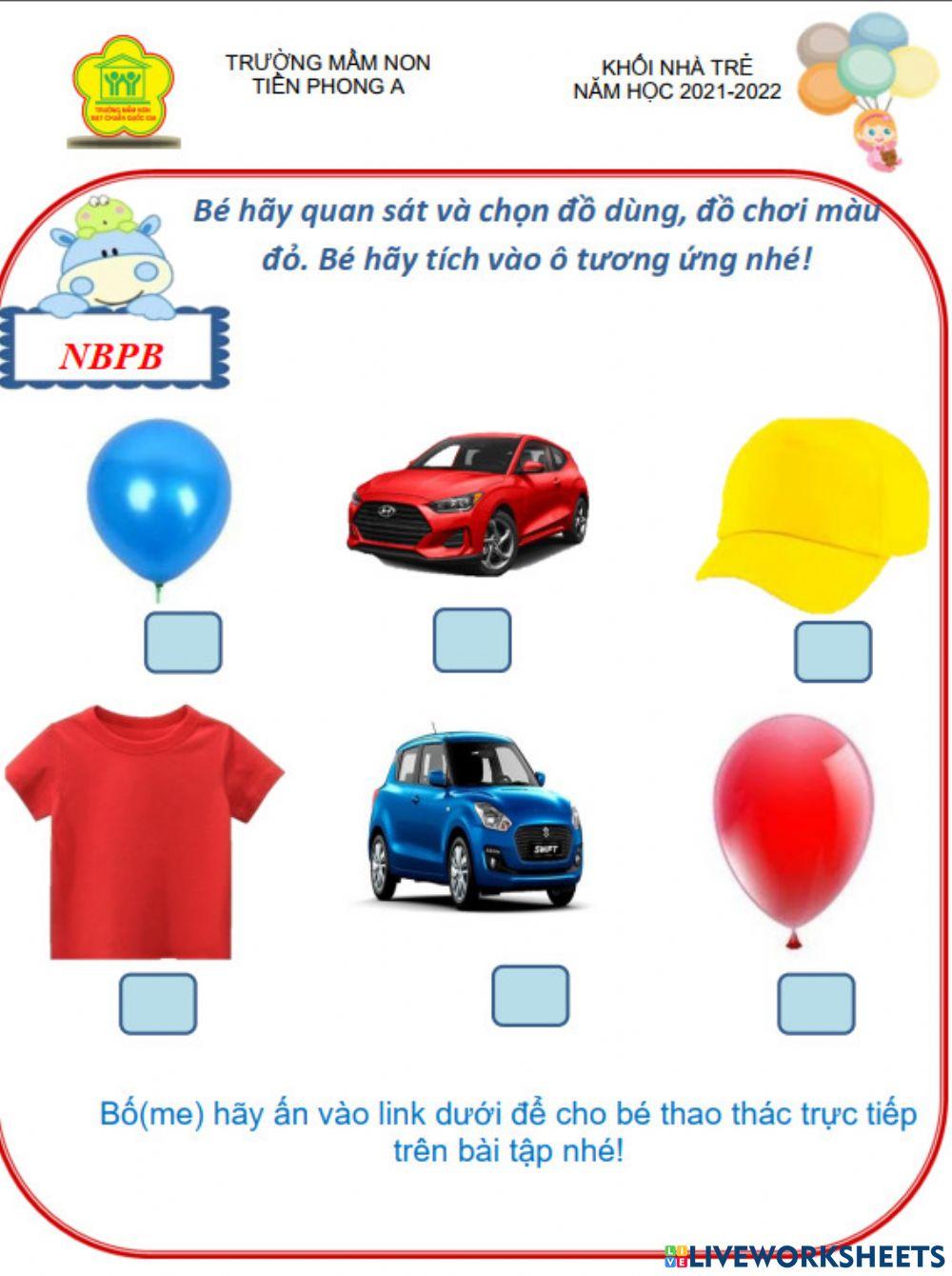 Bài tập tuần 2tháng 9 khối nhà trẻ Trường MN Tiền Phong A