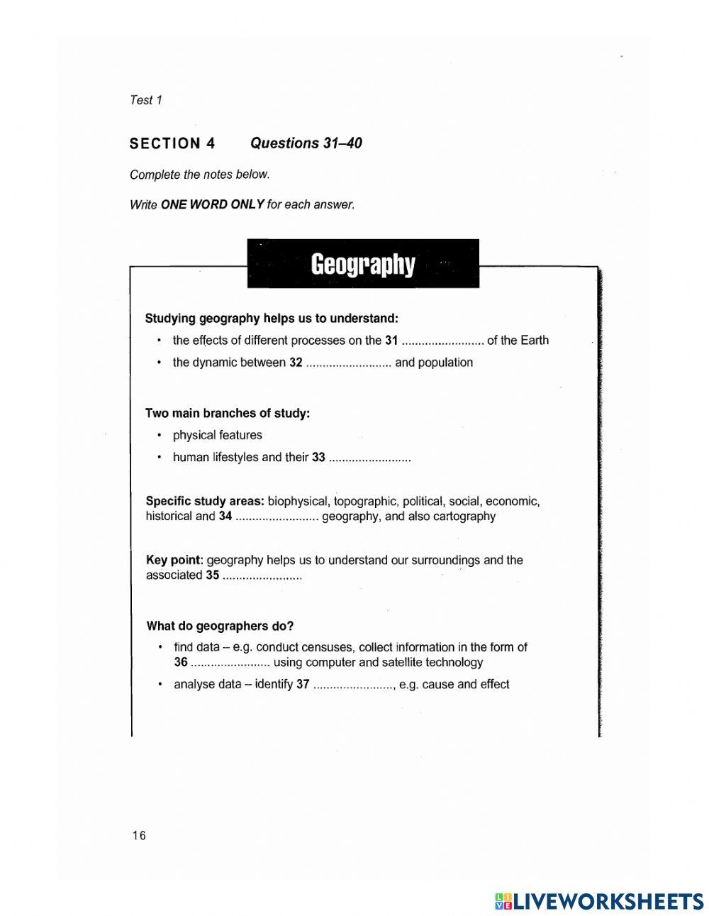 IELTS listening part 4