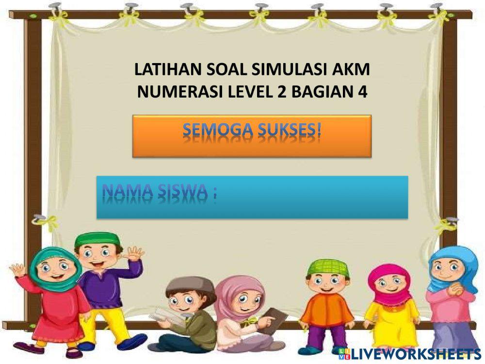 Akm numerasi level 2 bagian 4