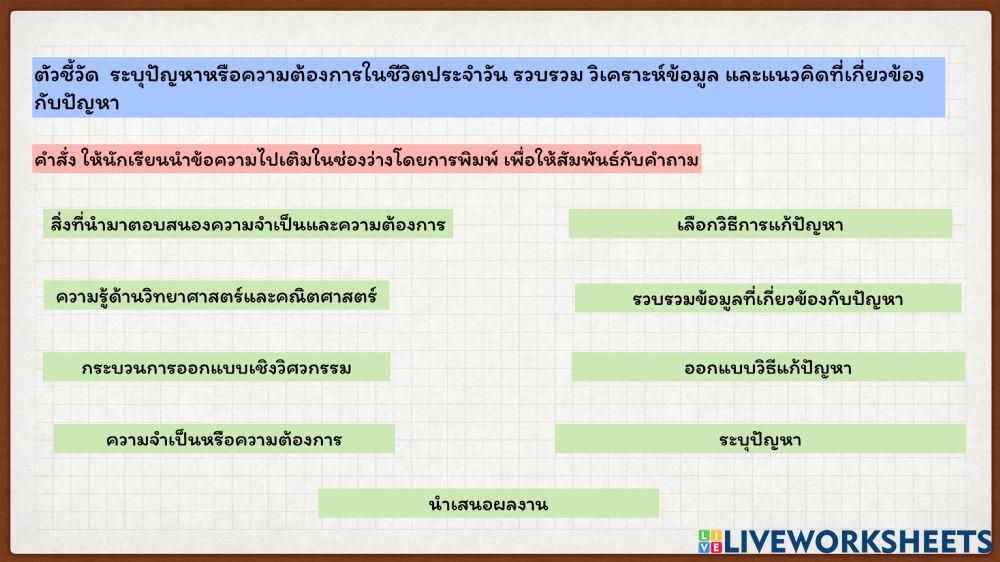 สอบกลางภาคออกแบบม.1