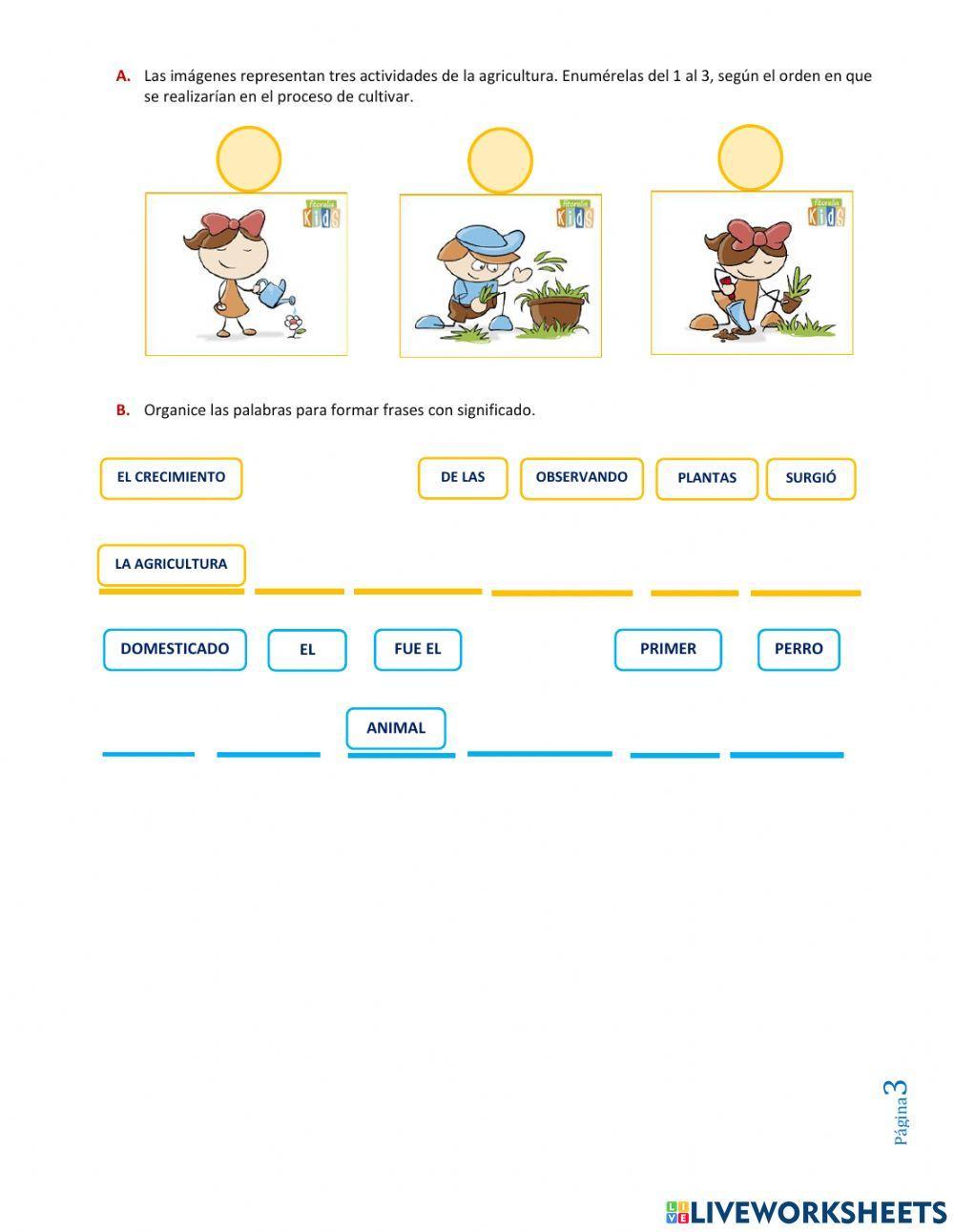 Origen de la agricultura y la ganadería