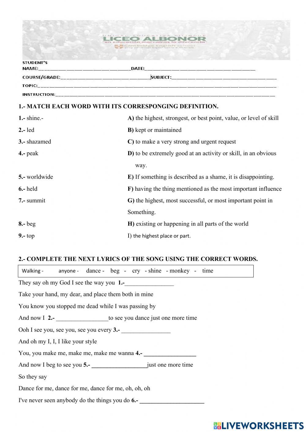 Music review for evaluation