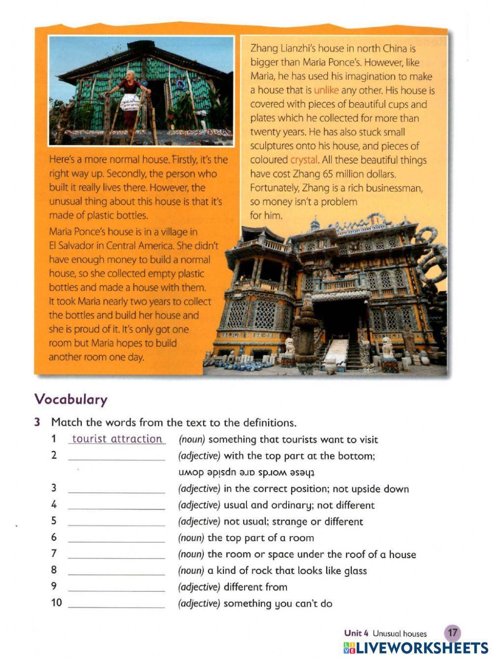 Reading Comprehension - Unit 4