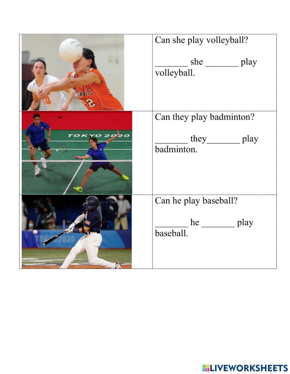 Mini Sports Quiz
