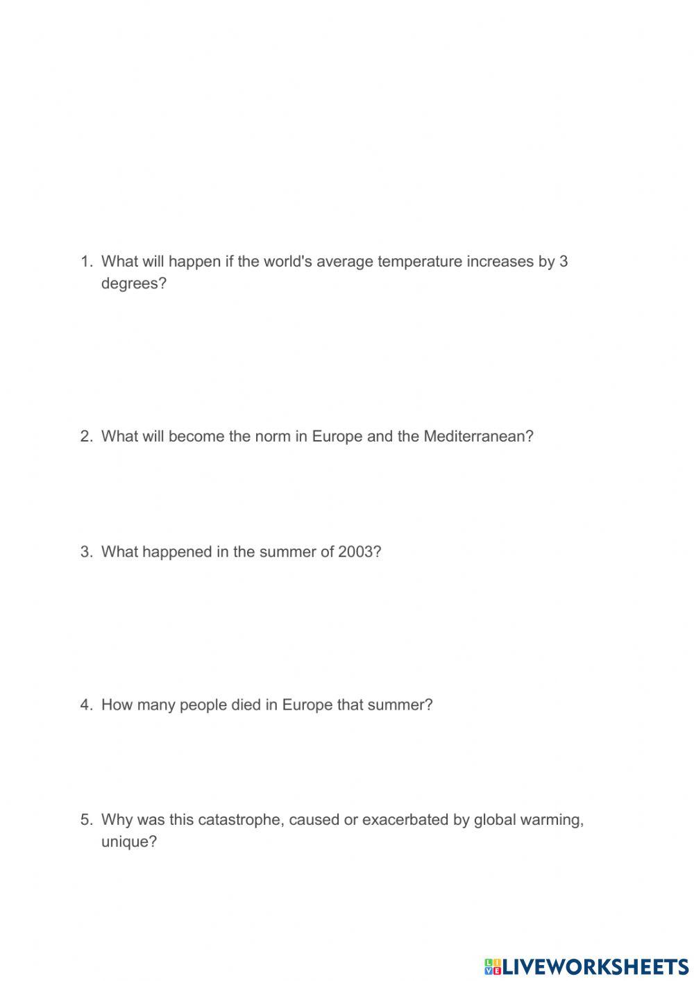 11.13 Heat Waves and Droughts