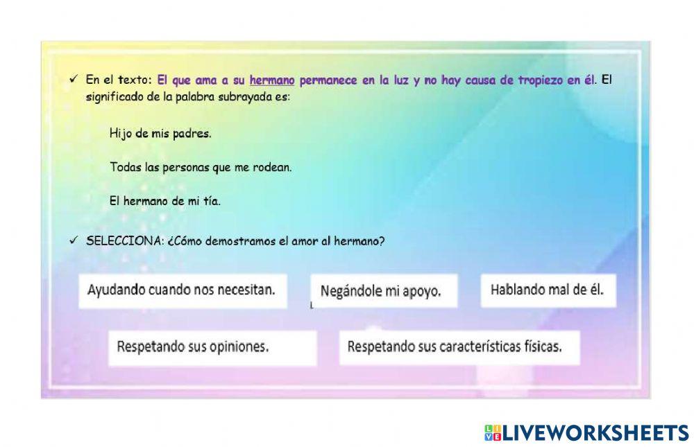 Somos diferentes y nos respetamos