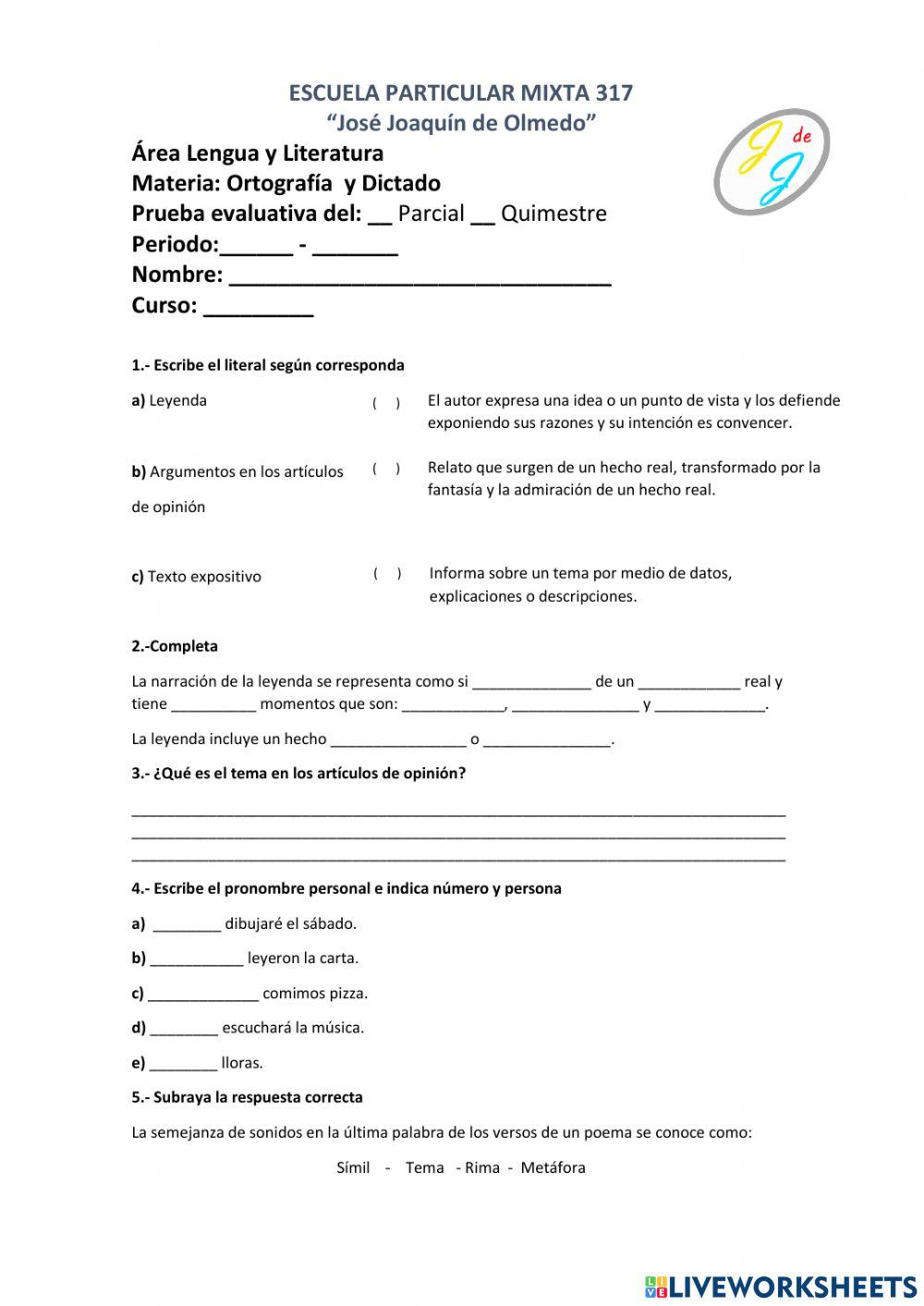 Evaluación II Parcial