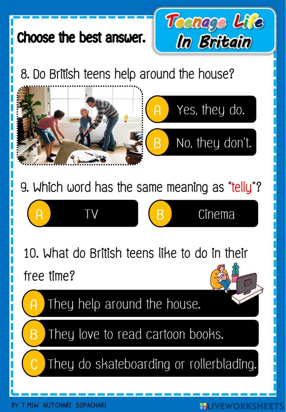 Teenage Life In Britain