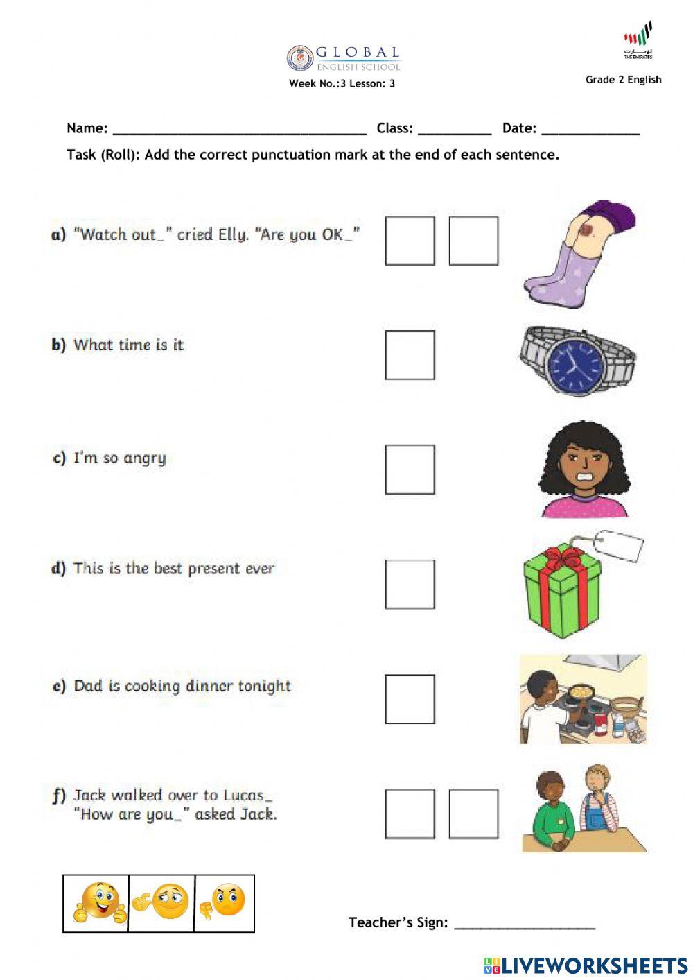 English punctuations