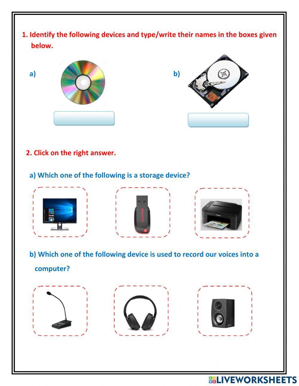 GRADE 2 -HOW DOES A COMPUTER WORK and PARTS OF A COMPUTER(2H) online ...