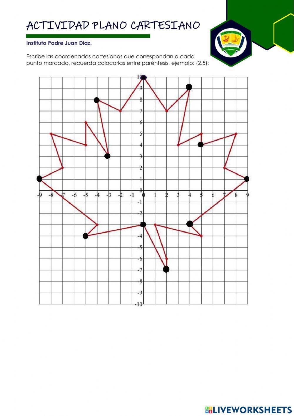 Actividad Plano Cartesiano
