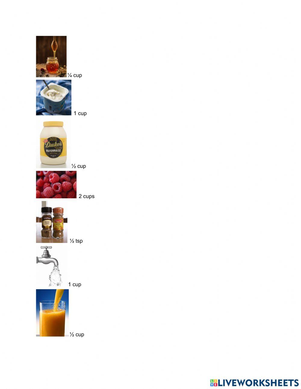 Measuing in the kitchen