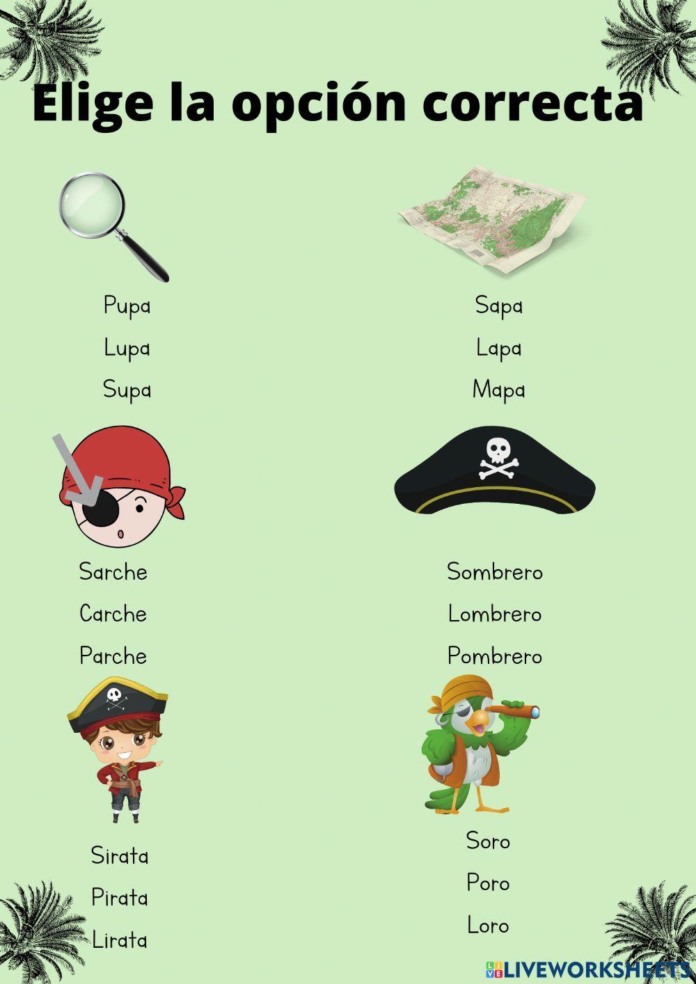 Elige la opción correcta