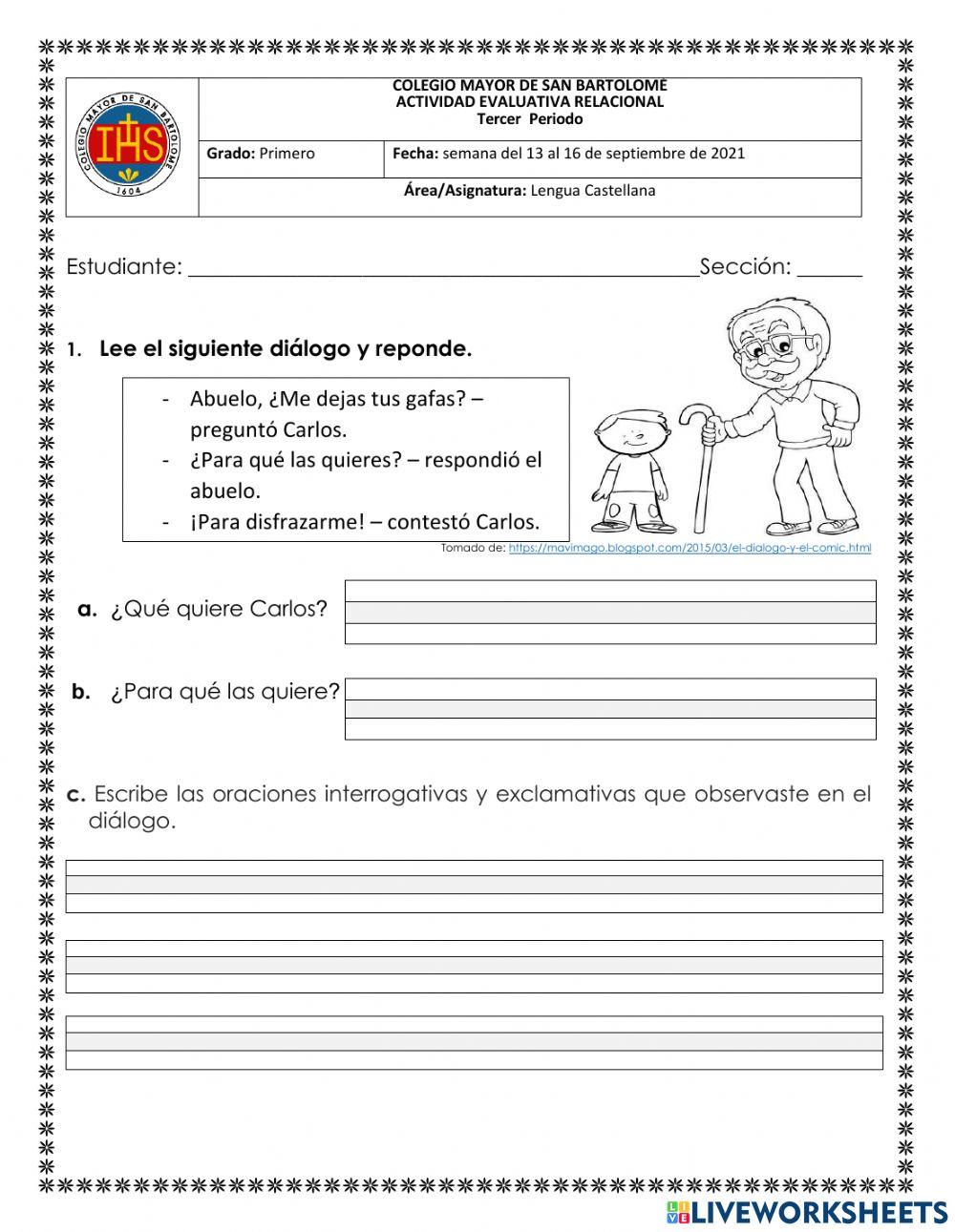 Actividad Evaluativa Relacional