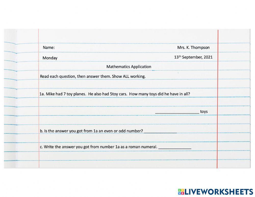 Addition Subtr Free Interactive Worksheets 1390772