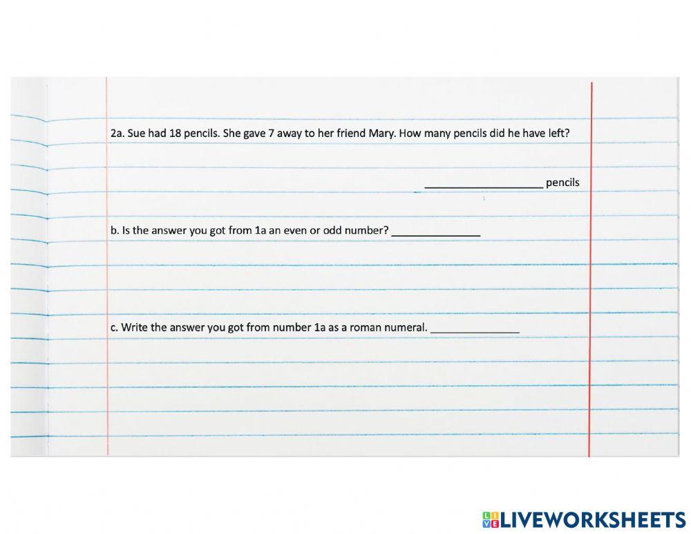 Addition, Subtraction Facts & Mixed Review