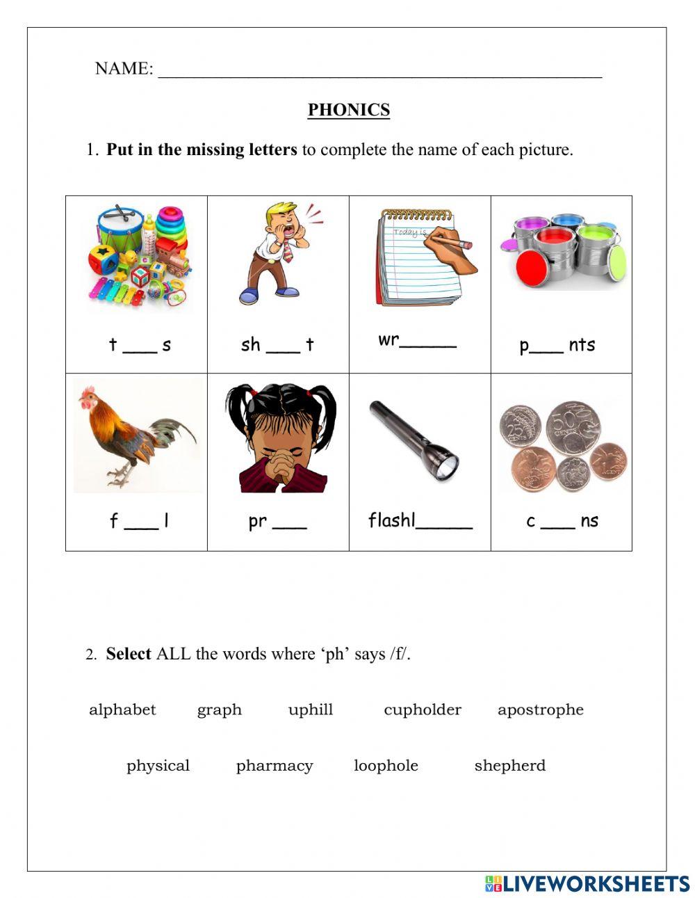Phonics Review 1