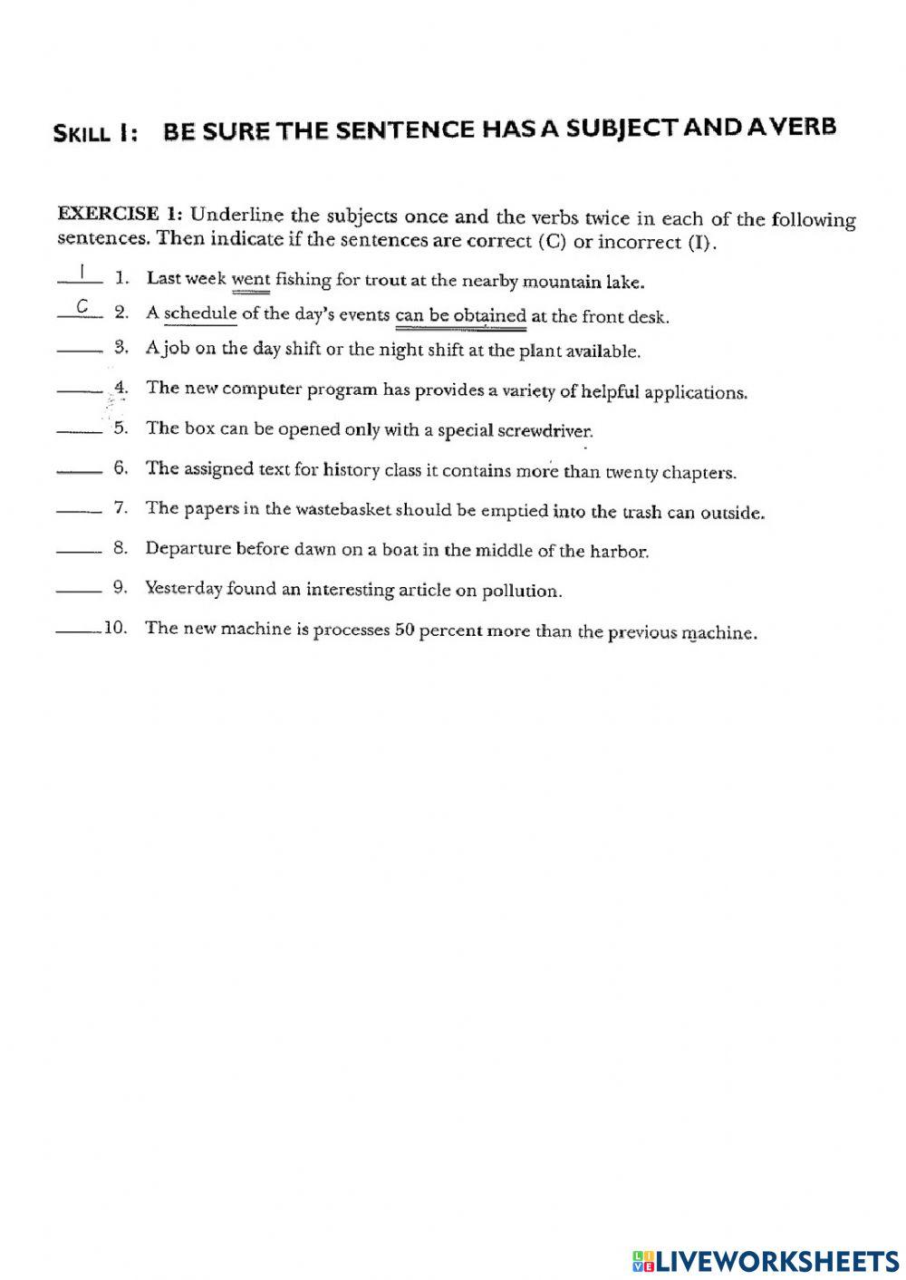 Toefl GRAMMAR skill 1