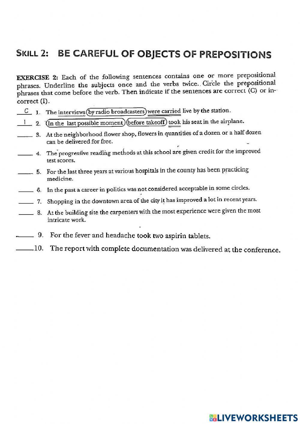 Toefl GRAMMAR skill 2