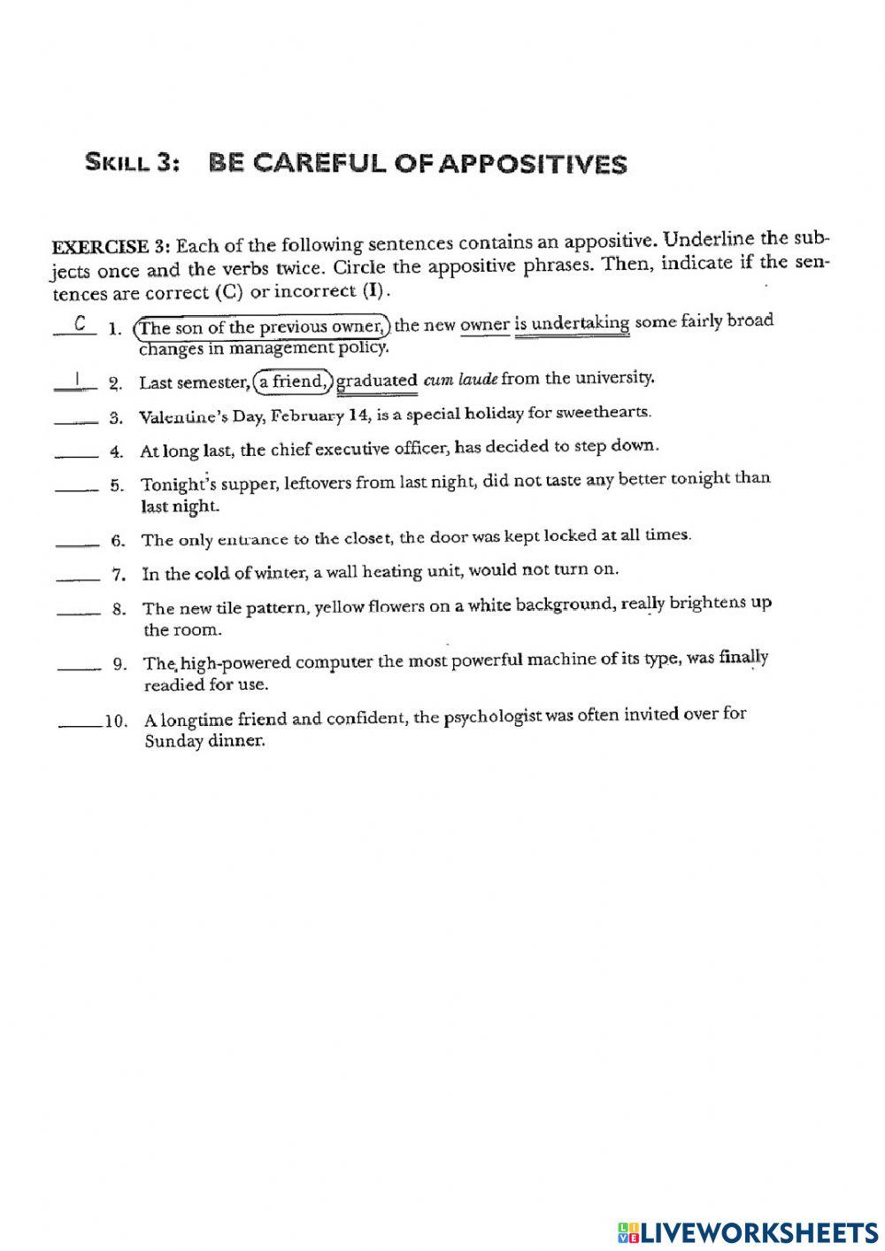 Toefl GRAMMAR skill 3