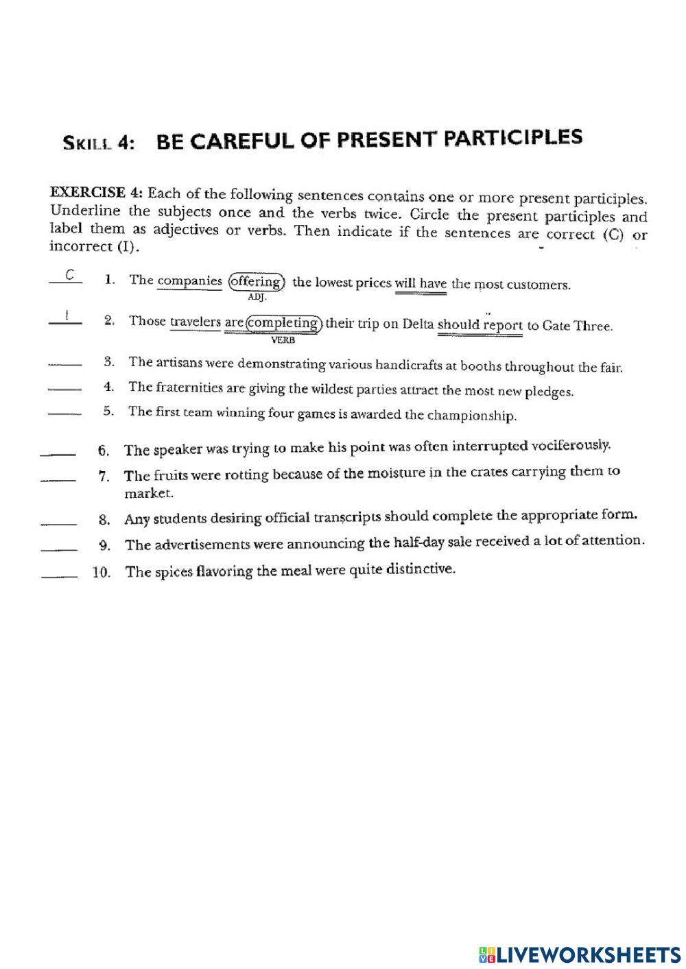 Toefl GRAMMAR skill 4