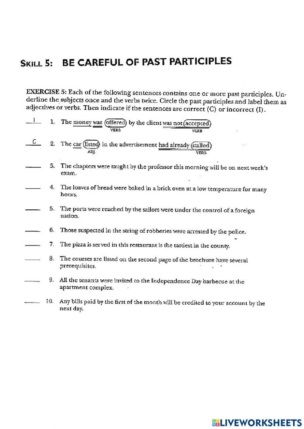 Toefl GRAMMAR skill 5