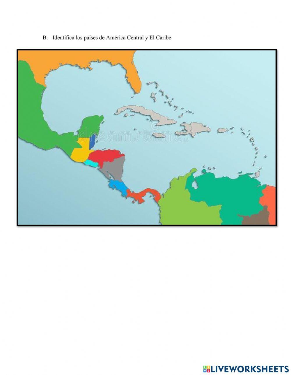 Países y capitales de América Central y El Caribe