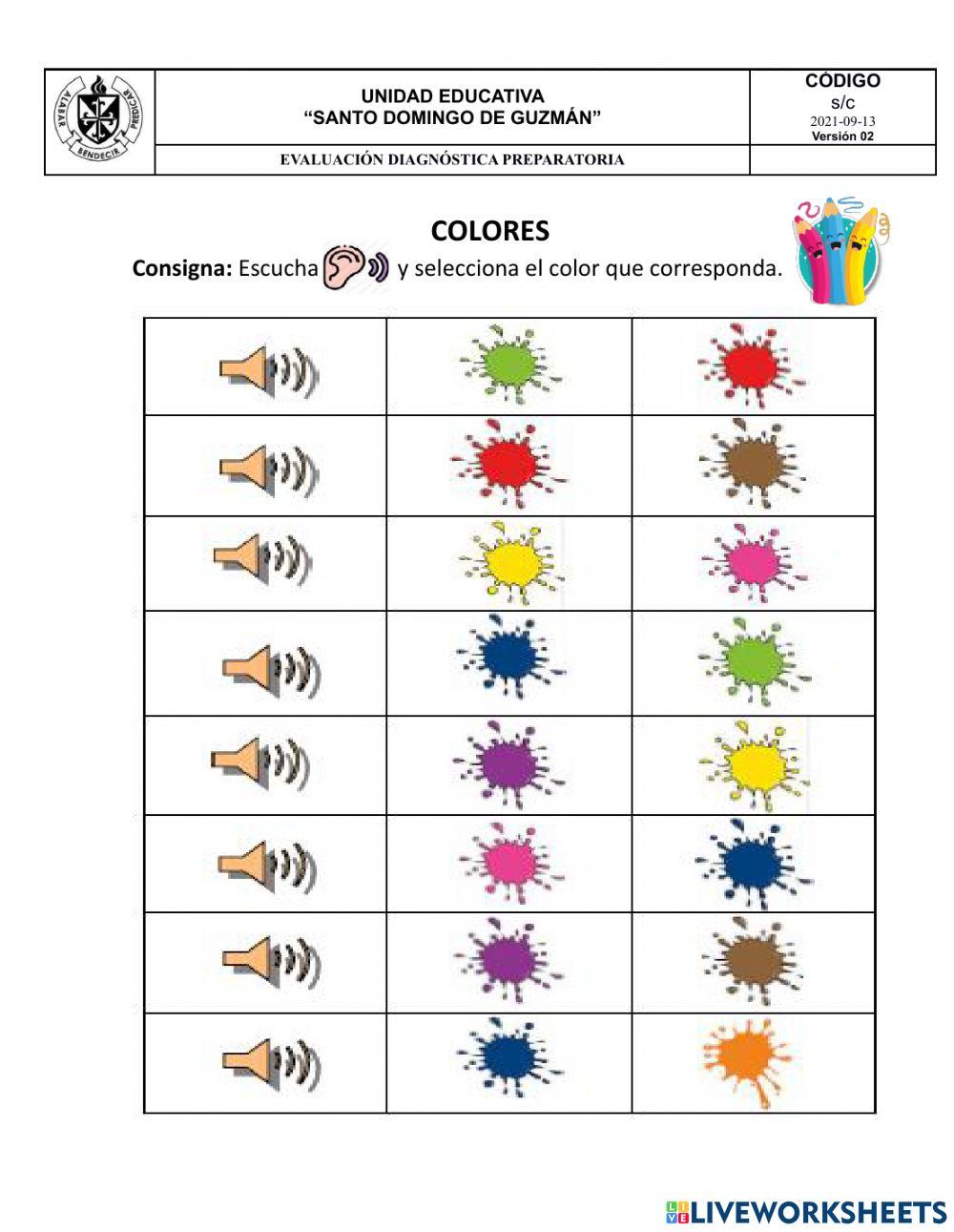 Evaluación Diagnóstica Relaciones Lógico Matemáticas