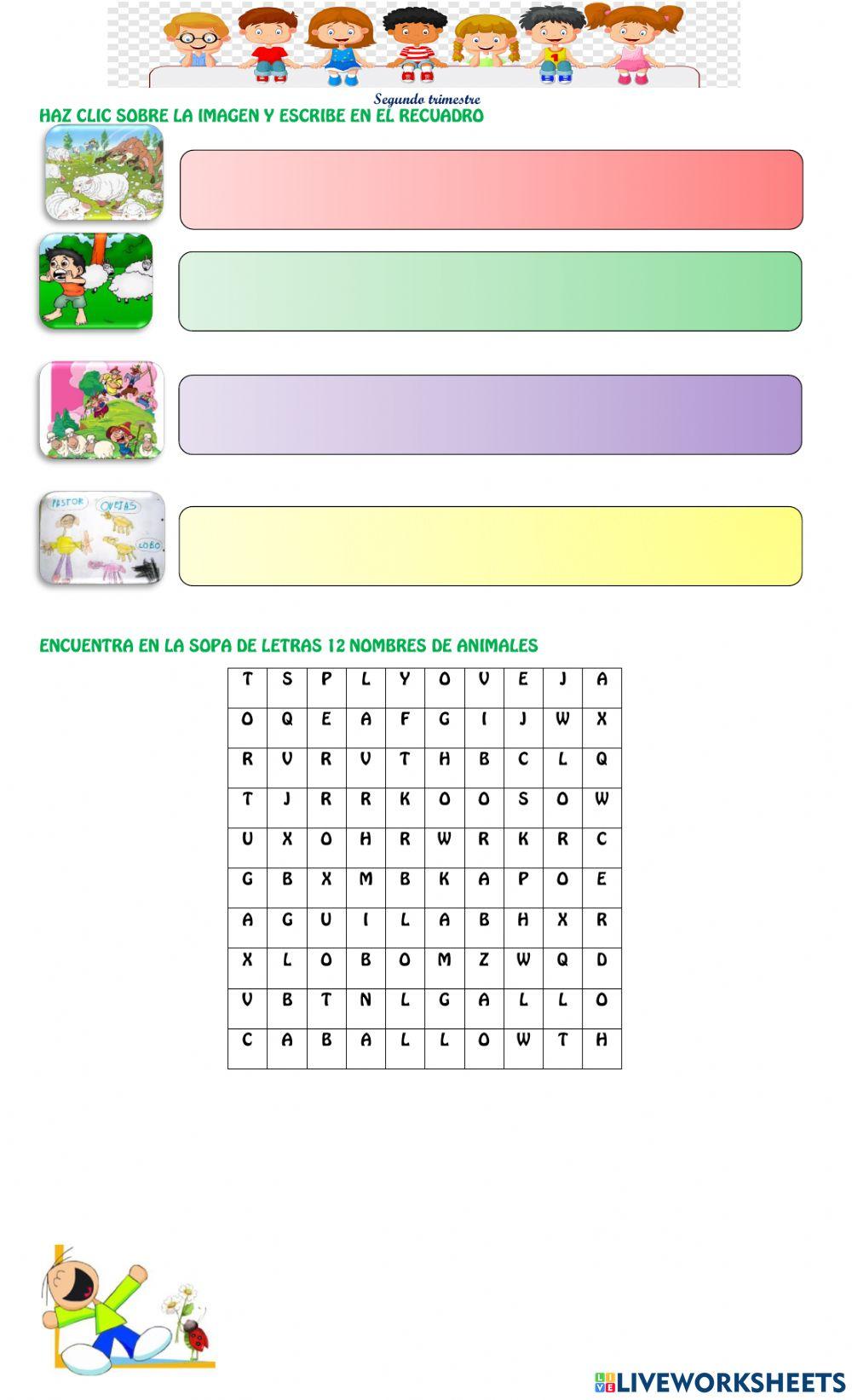 Evaluación 2º trimestre Lenguaje