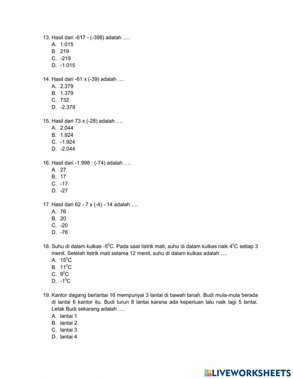 PTS Gasal 2020-2021 MATEMATIKA